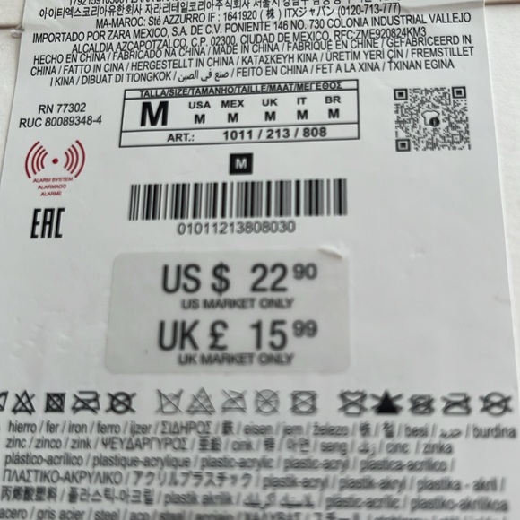 Zara Metallic Floral Earrings with Pearl Accents - Picture 3 of 3